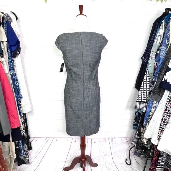 NWT🤩 |•AGB•| Grey Crisscross Top Dress Size 6 - Picture 4 of 8